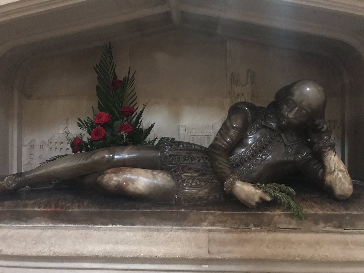 AndrewPNunn's tweet photo. It’s Shakespeare’s birthday. Find the Bard @Southwarkcathed and in SE1 and join Rick Jones and Arthur Smith in the Cathedral at 3.15 for a special recital. https://t.co/6NqaKvu3tU