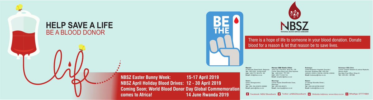healthtimeszim's tweet image. #APRILHOLIDAYBLOODDRIVES #DidYouKnow That majority of  blood in the blood bank is collected from school going children. This holiday, we call upon all adults to take up the initiative and compliment the young ones' efforts by giving the gift of blood #Bloodislife @NBSZbloodbank