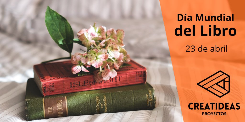 CreatideasCip's tweet photo. 📚 Hoy celebramos el Día Mundial del Libro.

La lectura siempre beneficia a la persona, nos hace más libres.

¡Leamos! en el formato que sea, pero leamos.

También FELICITAMOS a los Jorges y Jordis.

#DíaMundialDelLibro #MarketingSanitario #Creatideas https://t.co/ymnLPcp9nc