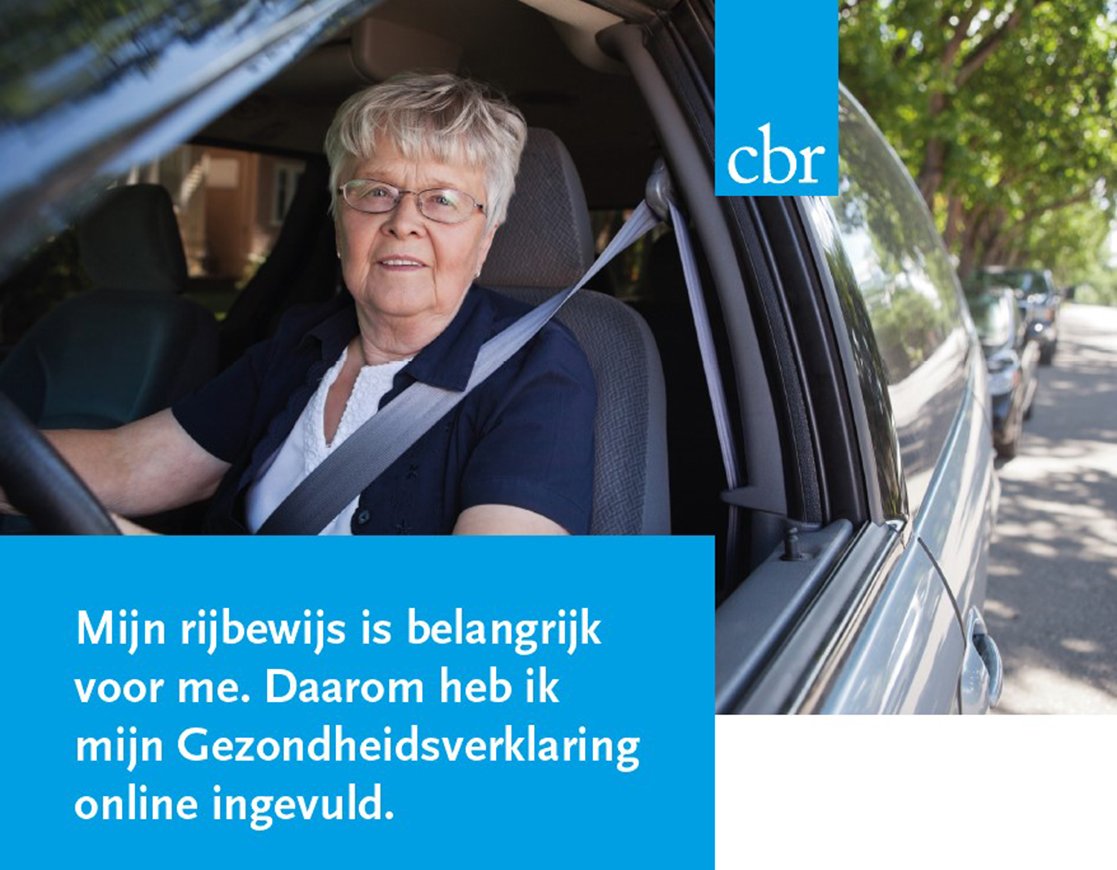 Voor mensen vanaf 75 jaar die hun rijbewijs willen verlengen is het CBR een speciale campagne gestart.cbr.nl/nl/over-het-cb…