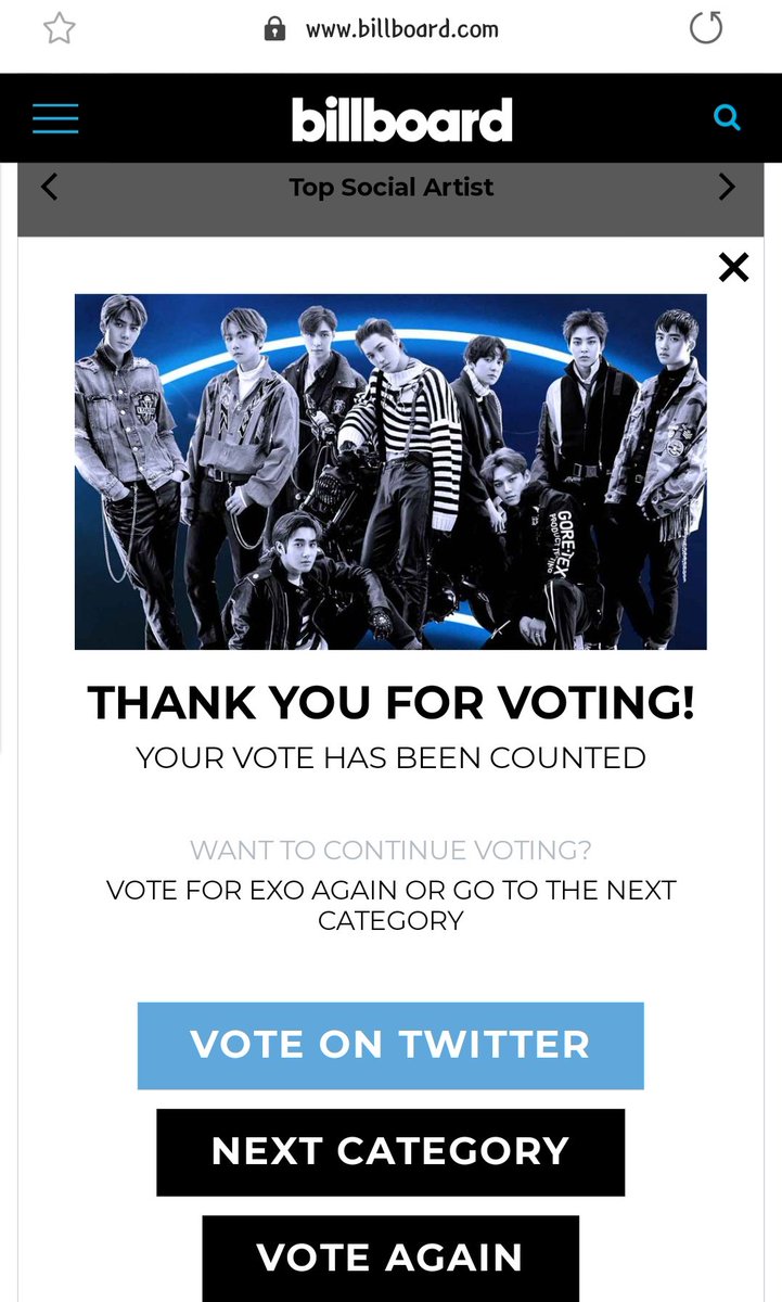 Groovechaja's tweet image. billboard.com/bbmasvote#tele…