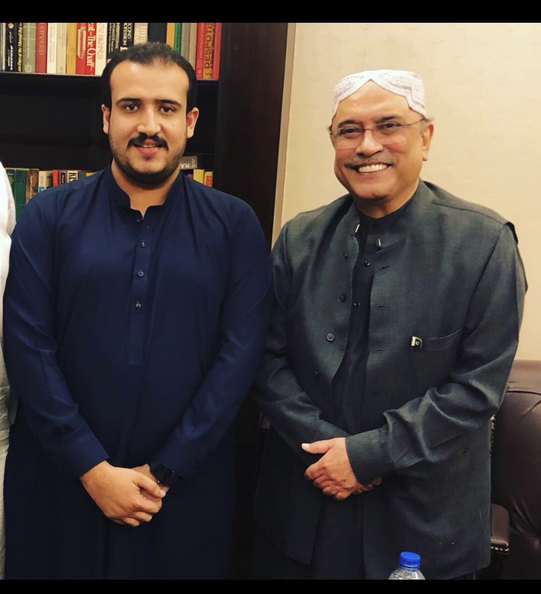 JunaidRafiqueJ's tweet photo. With Mr Bilawal Bhutto Zardari Chairman PPP and Mr Asif Ali Zardari sb President PPPP https://t.co/eISDQjecvq