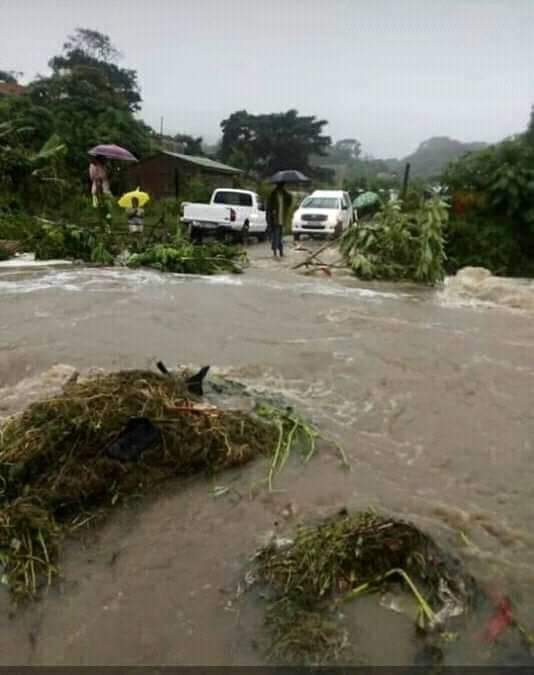 sinathi1's tweet image. Port St Johns floods