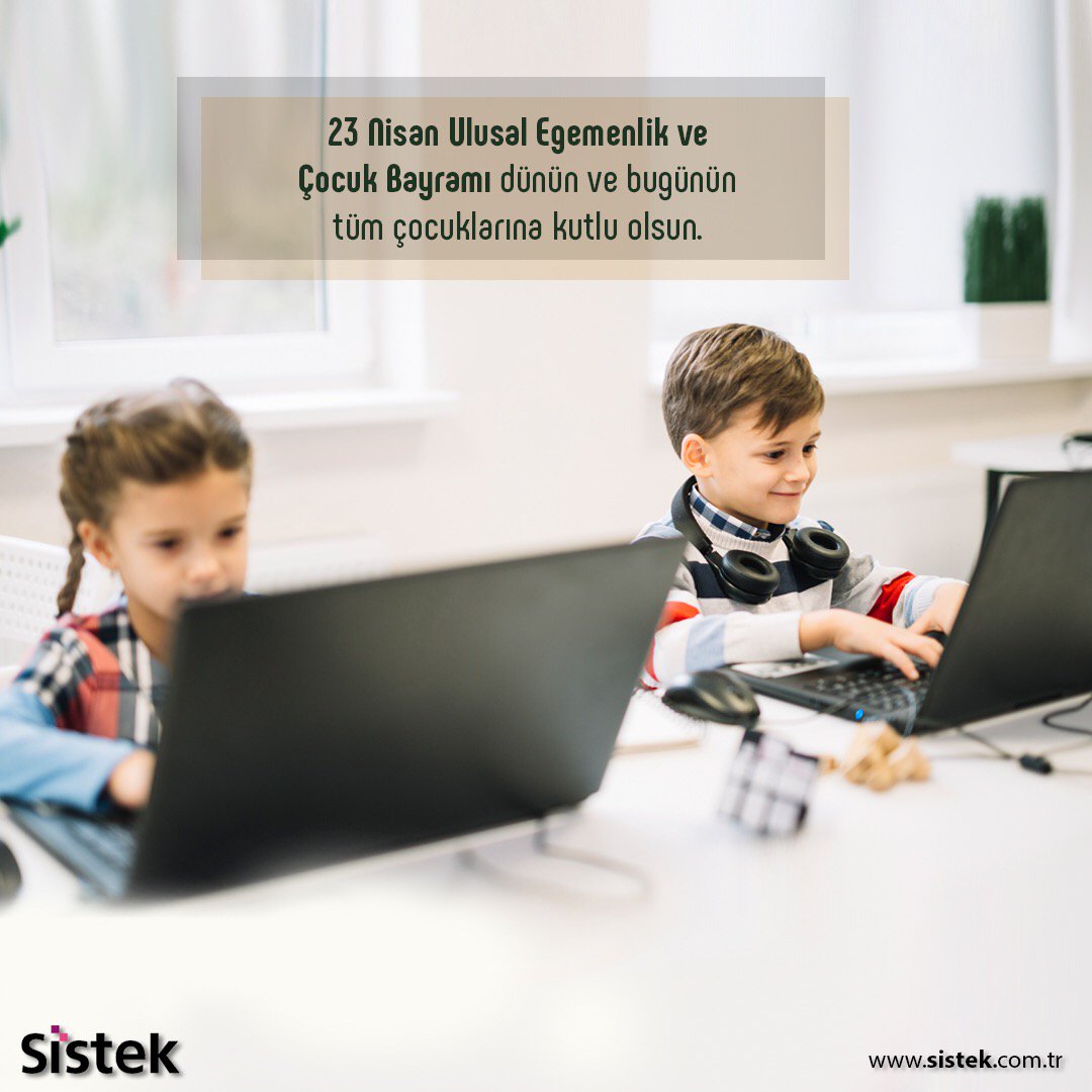 23 Nisan Ulusal Egemenlik Çocuk Bayramı dünün ve bugünün tüm çocuklarına kutlu olsun.                   
 #yazilim #bilisim #software #sistek #23nisan #ulusalegemenlikvecocukbayrami
