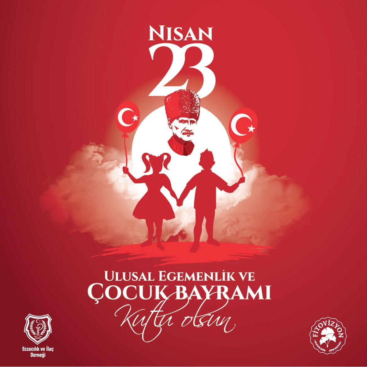 Ulu Önderimiz Mustafa Kemal Atatürk'ün tüm çocuklara armağan ettiği, demokrasimizin temeli TBMM'nin kuruluş günü olan 23 Nisan Ulusal Egemenlik ve Çocuk Bayramımız kutlu olsun.

Eczacılık ve İlaç Derneği Yönetim Kurulu
