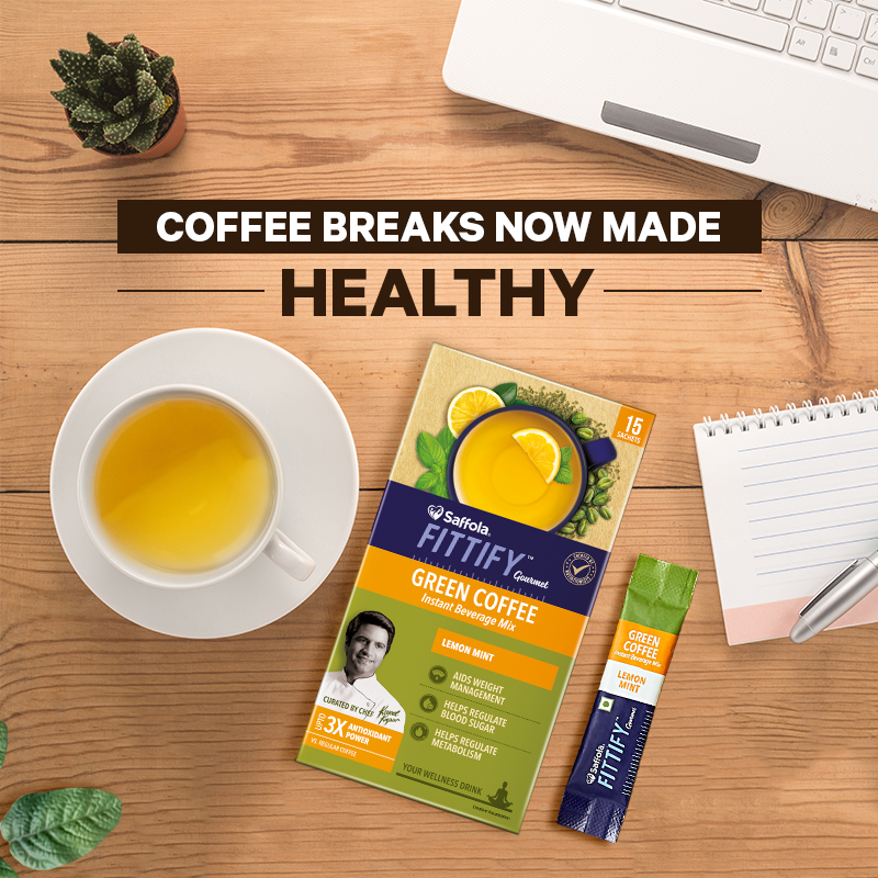 SaffolaFittify's tweet photo. Unlike regular coffee, Saffola Fittify Gourmet Green Coffee is not roasted & hence has up to 3X More Antioxidant Power*. Curated by Chef Kunal Kapur in 5 gourmet flavours.
*Vs Regular https://t.co/0HV32Weqpt Coffee Instant Beverage Mix-Proprietary Food- 14.1.5
Get #Fittifyed https://t.co/gepaBbYsxV