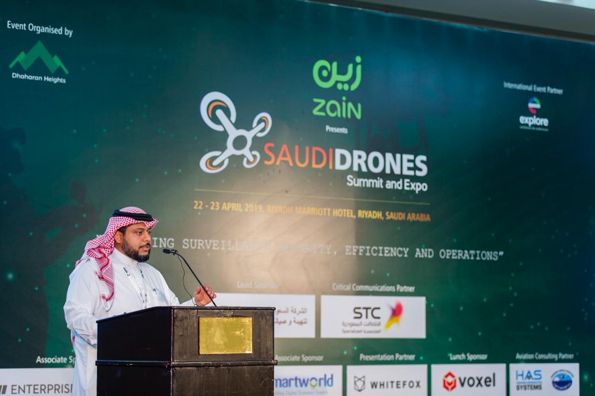 ZainKSA's tweet photo. #زين_السعودية راعي رئيسي في المعرض السعودي للدرونز 🇸🇦
التحول الرقمي رهان التقنية... وجهودنا لن تتوقف👍🏻 https://t.co/Uu6bLVhnbS