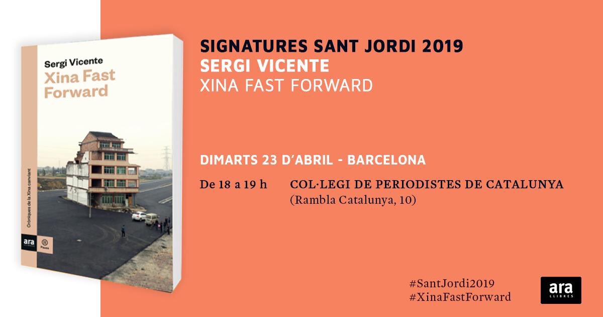 sergivicente's tweet photo. 📚🥀🐉
13:00 FNAC Arenas
16:00 Altaïr
18:00 Col•legi Periodistes
#XinaFastForward #ChinaFastFordward
#SantJordi2019 https://t.co/WTjXhbjPkW