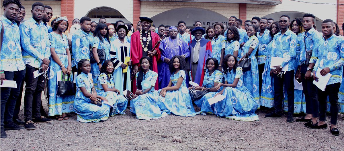 CUIBCameroon's tweet photo. Did you know CUIB Douala Campus had its first ever freshmen convocation ceremony in December 2018 at their campus in Bonamoussadi?
#WeLoveCUIBDoualaCampus
#TheGrowthMindsetEntrepreneurialUniversity https://t.co/UjFaLxhVCN