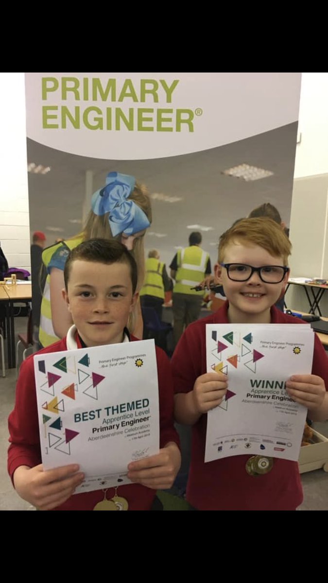 newmacharp4's tweet photo. Well done to these two stars who took part in the Primary Engineer Project! Their shoebox car model design won first place in a local authority wide competition! @MacharNew https://t.co/6iQuo1A0Pz
