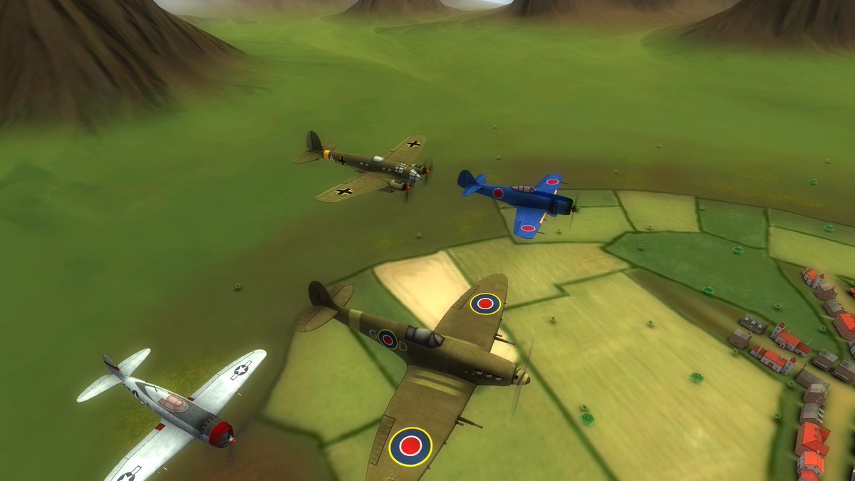 TeapotGames's tweet photo. Few images from the WW2 air combat game we have been working on https://t.co/6EAqy3XKbd