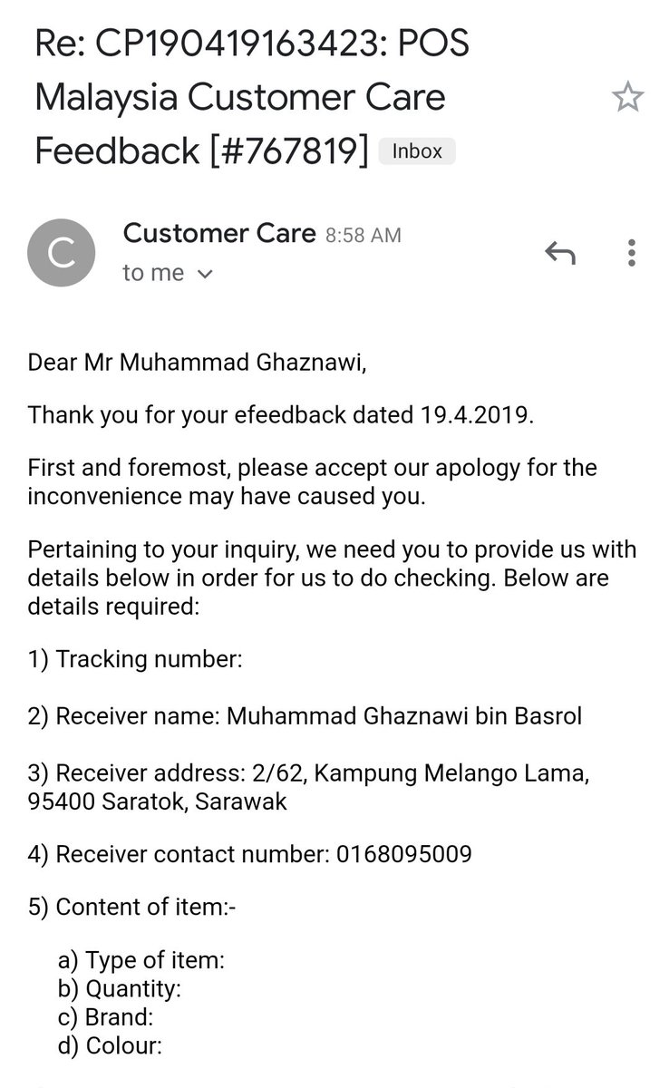 Zen Kay On Twitter This Is The Respond I Received From Your Customer Service Today After Over 2 Years Waiting For Explanations From Your Klia Hub Is This The Best You Can