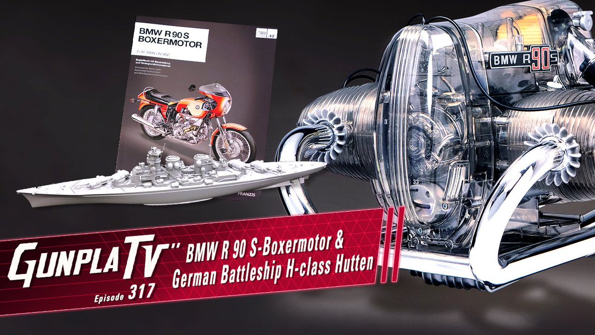 hobbylink's tweet image. It&apos;s another Gunpla-less week, so #GunplaTV looks to the upcoming Shizuoka Hobby Show for inspiration! VeryFire&apos;s ‘what-if’ H-class (H-39) Hutten and a 1/2 scale BMW R90 S motorcycle engine make appearances on this episode! #shipmodel #enginemodel
hobbylink.tv/gunpla-tv-epis…