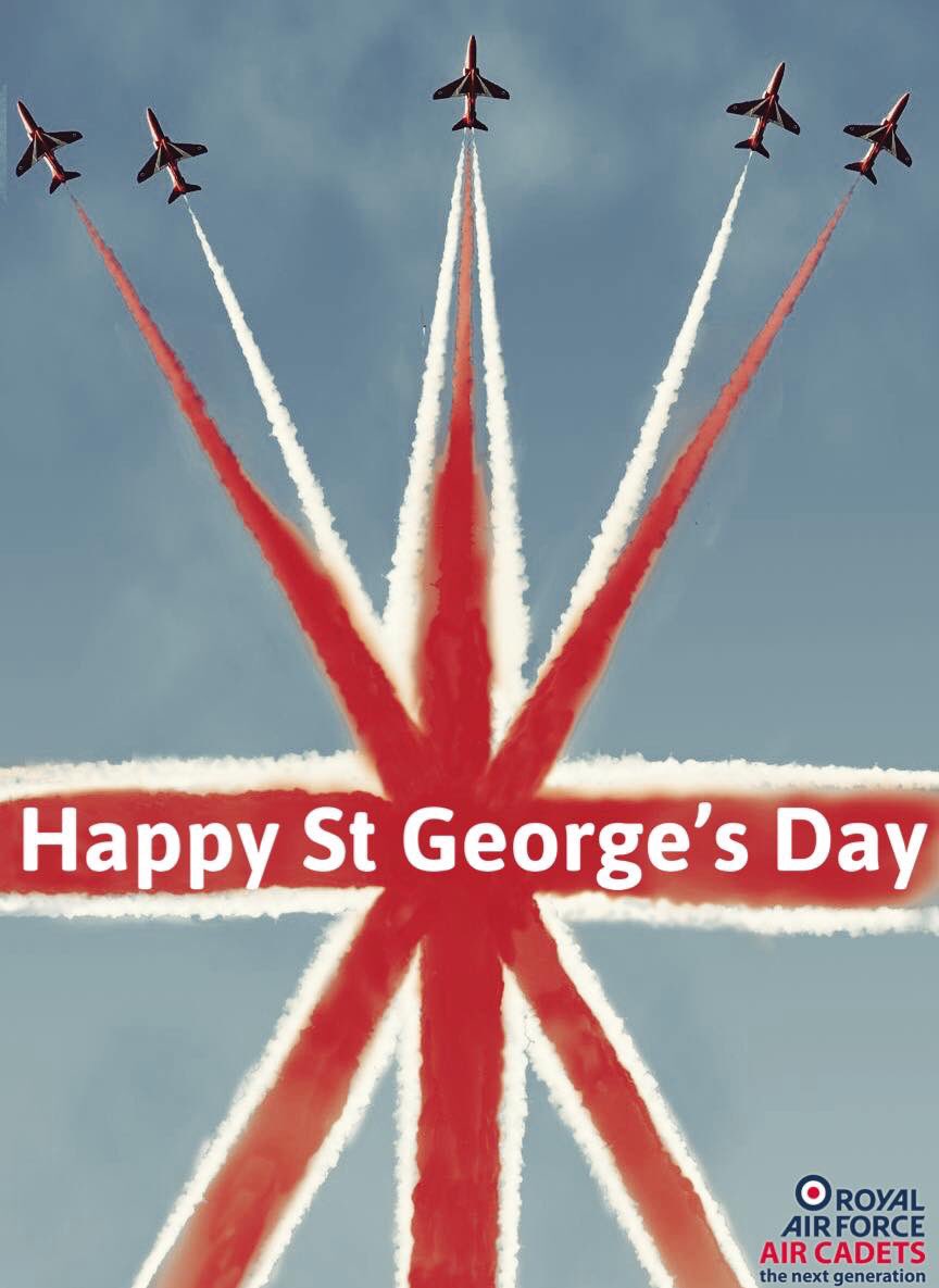 #HappyStGeorgesDay from the #rafaircadets 🏴󠁧󠁢󠁥󠁮󠁧󠁿🏴󠁧󠁢󠁥󠁮󠁧󠁿🏴󠁧󠁢󠁥󠁮󠁧󠁿🏴󠁧󠁢󠁥󠁮󠁧󠁿🏴󠁧󠁢󠁥󠁮󠁧󠁿#AirCadets