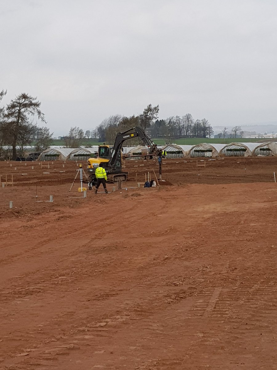 colbeggie's tweet photo. Exciting times ahead here at Colbeggie! Works to extend our growing season are making progress! #funtimes #scottishfruit #softfruit #construction https://t.co/cLv9zLdVkP