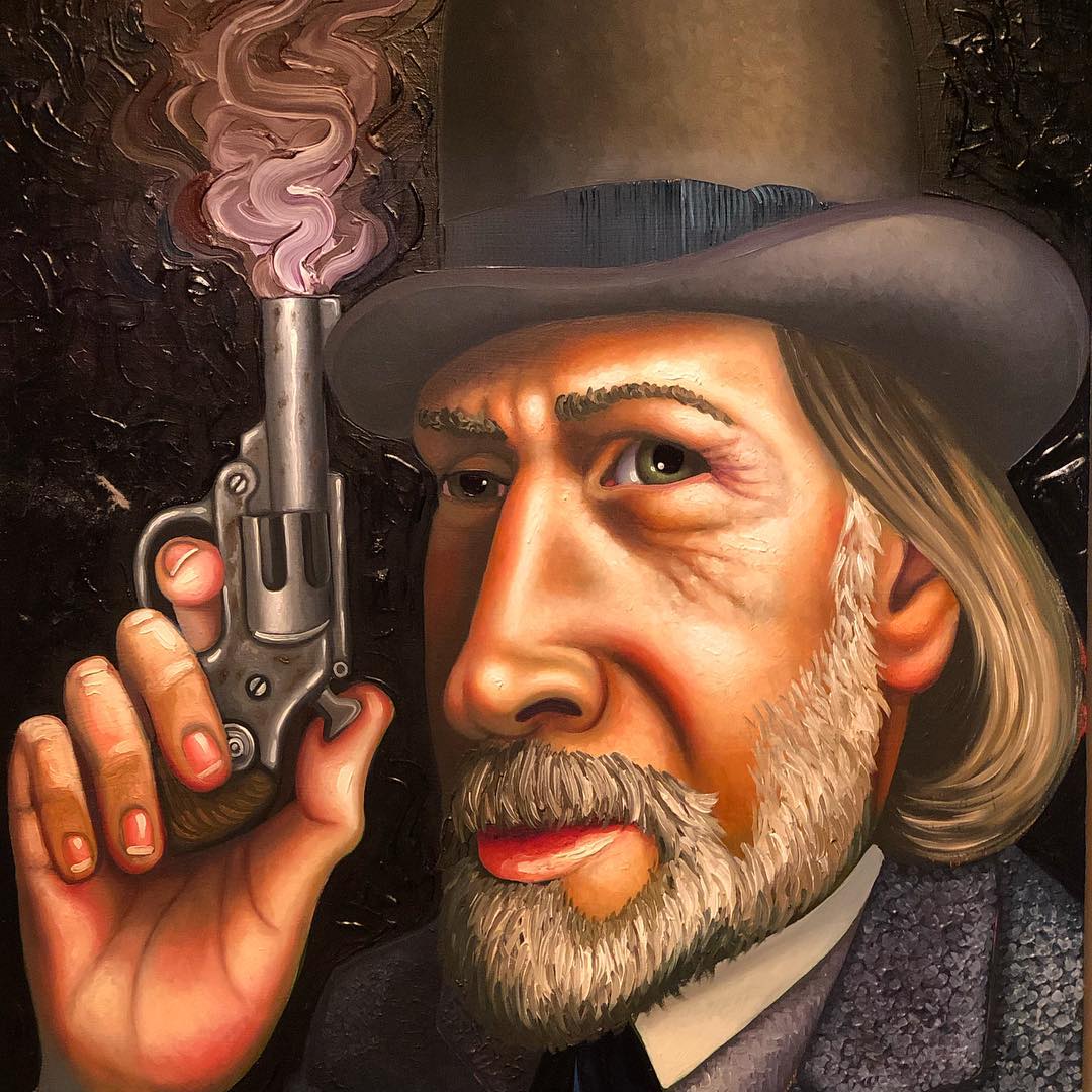 gallerypoulsen's tweet photo. “Dr. King Schultz” 2014, from Tom Sanford, We are more than delighted to welcome Tom again in his double show with Alfred Steiner. Show opens May 4th. https://t.co/cwcWZNadrG