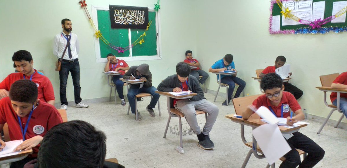 BAIS_Boys's tweet photo. اليوم الثالث للاختبارات 
خالص الأمنيات والدعوات بالتوفيق لأبنائنا الطلاب 
@privateedu12 https://t.co/AVEoxj8aR5