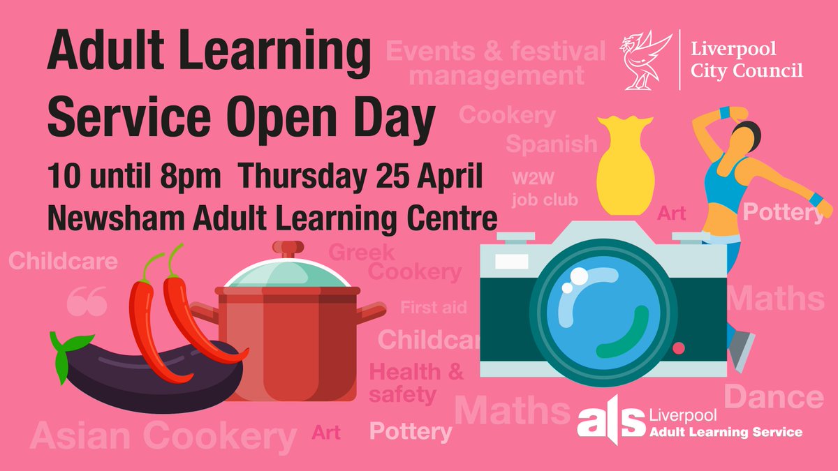 liverpool_als's tweet photo. @liverpool_als Open Days this week starting today @ParkRoadALC from 10 Come &amp; see our great range of courses including Pop Up College, Health &amp; Wellbeing  #SummerLearning #ESOL #GetThatPromotion #Raisethebar https://t.co/StH1yxCt1d