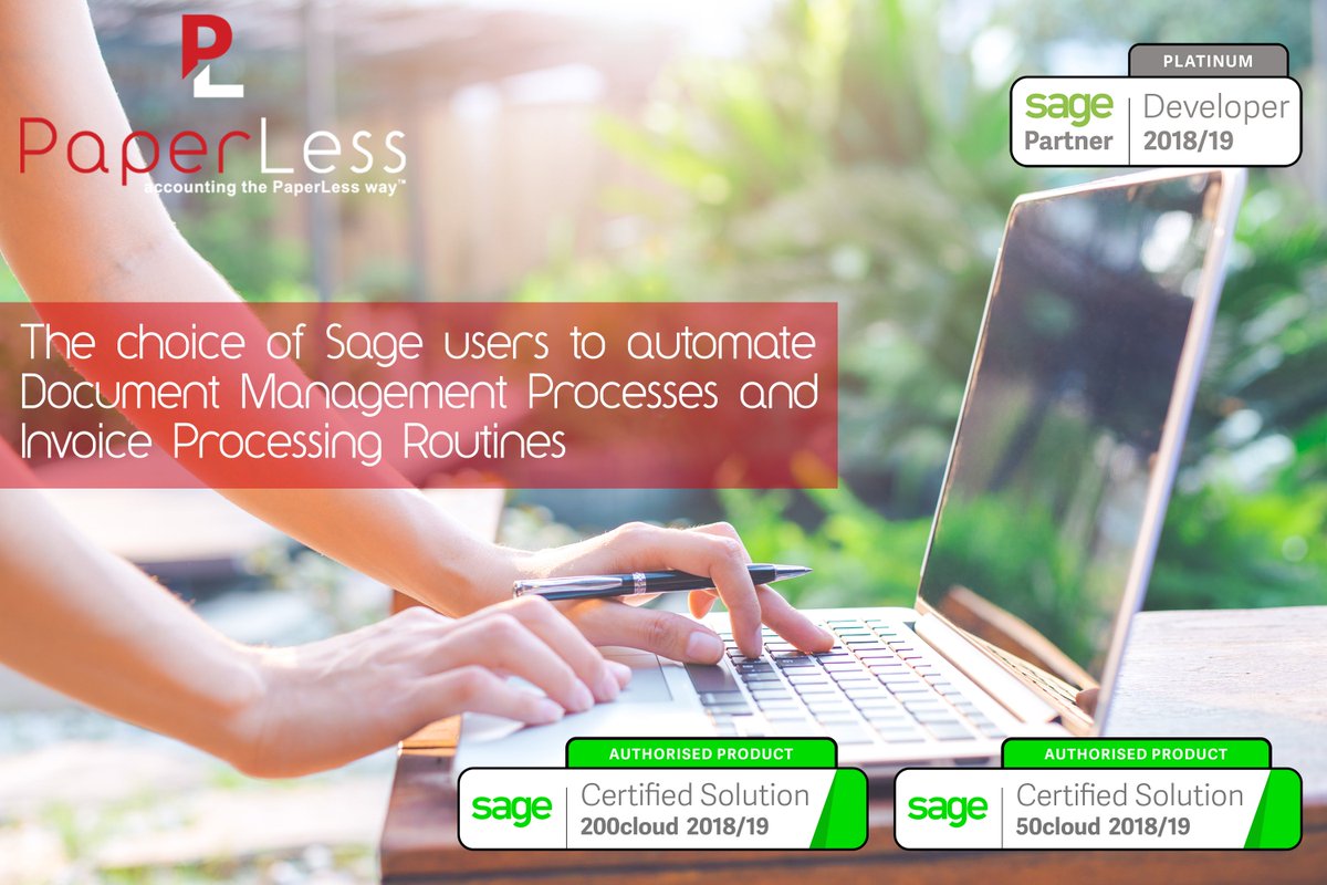 paperlesseurope's tweet photo. Sage Cloud Document Management Software now available #DocumentManagement #InvoiceProcessing #DataCapture #SageCloud #Sage50cloud #Sage200cloud #PaperLessforSage #SageCertified #sageinvoiceupload #sagedeveloper #sagedatainput #sageinvoiceprocessing https://t.co/enoyEffBhX https://t.co/p17B2wnQsd