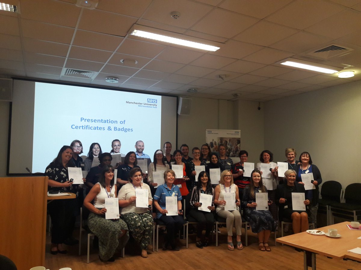 helenhollett's tweet photo. #maryseacolelocal congratulations to all successful participants. A great programme for leaders at all levels .new learning consolidating and exploring mindset .@Bridgewater_NHS https://t.co/5IInaKyWli