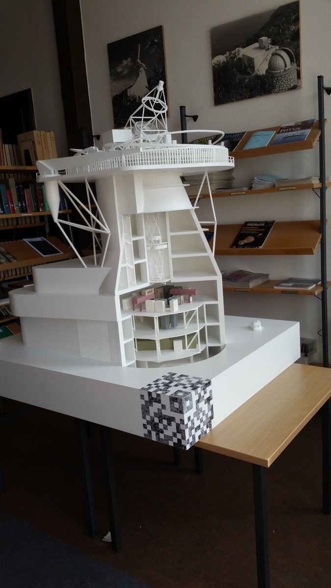 roth_markus's tweet image. Arrival of the EST model at KIS. #EST #SOLARNET #ESFRI