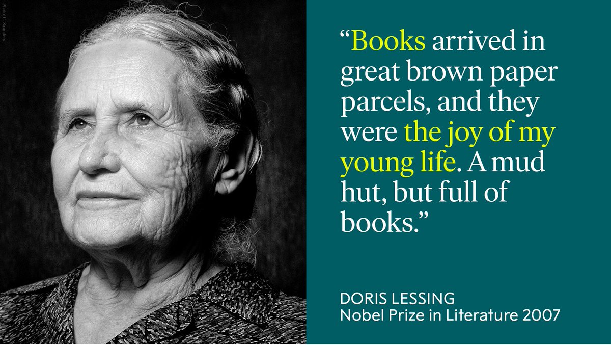 NobelPrize's tweet image. Doris Lessing's body of work comprises around 50 books and spans several genres. Her writing is characterised by penetrating studies of living conditions in the 20th century, behavioral patterns, and historical developments.

#WorldBookDay