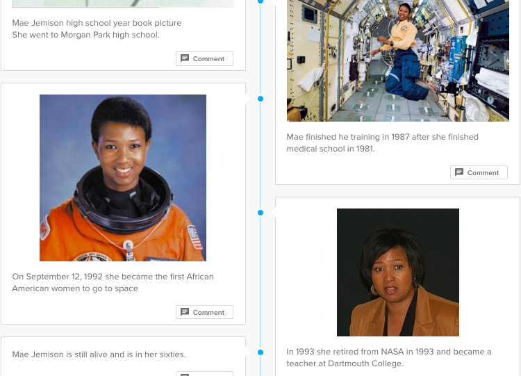 So impressed with my #thirdgraders and the timelines they created with <a href="/sutori/">Sutori</a> highlighting the life of an impactful famous American. #famousamerican <a href="/Browne_Academy/">Browne Academy</a> #create