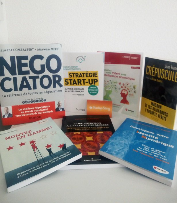 Top 7 des #livres pour #entrepreneurs à se procurer: pour éviter les pièges, être un pro de la nego et de la com', améliorer l'expérience client et se cultiver! cc @DUNOD , <a href="/CatFOURMOND/">GERESO Édition</a>, @EditionsHermann  @EditionsMassot et <a href="/AuDiableVert/">Au Diable Vert</a>   ow.ly/qD1W50reoVB