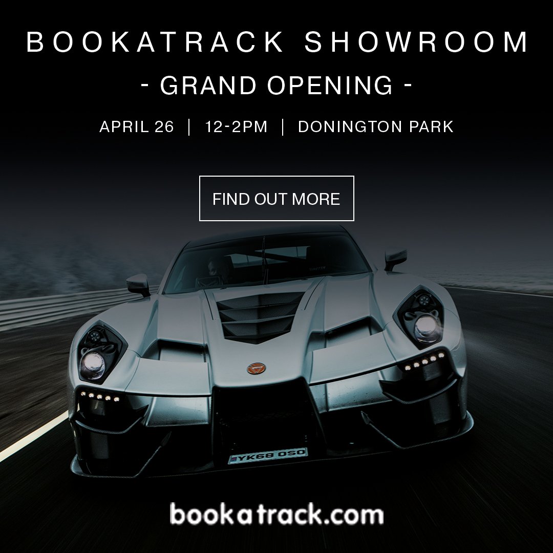 GinettaCars's tweet photo. Don't forget this Friday our sister company BookaTrack are hosting the opening of their new showroom between 12-2pm at Donington Park.

There will be drinks and refreshments, as well as an array of Ginetta cars - including the Akula!

Reserve your place:

https://t.co/bxCVjAS55u https://t.co/RPeLVCY3AN
