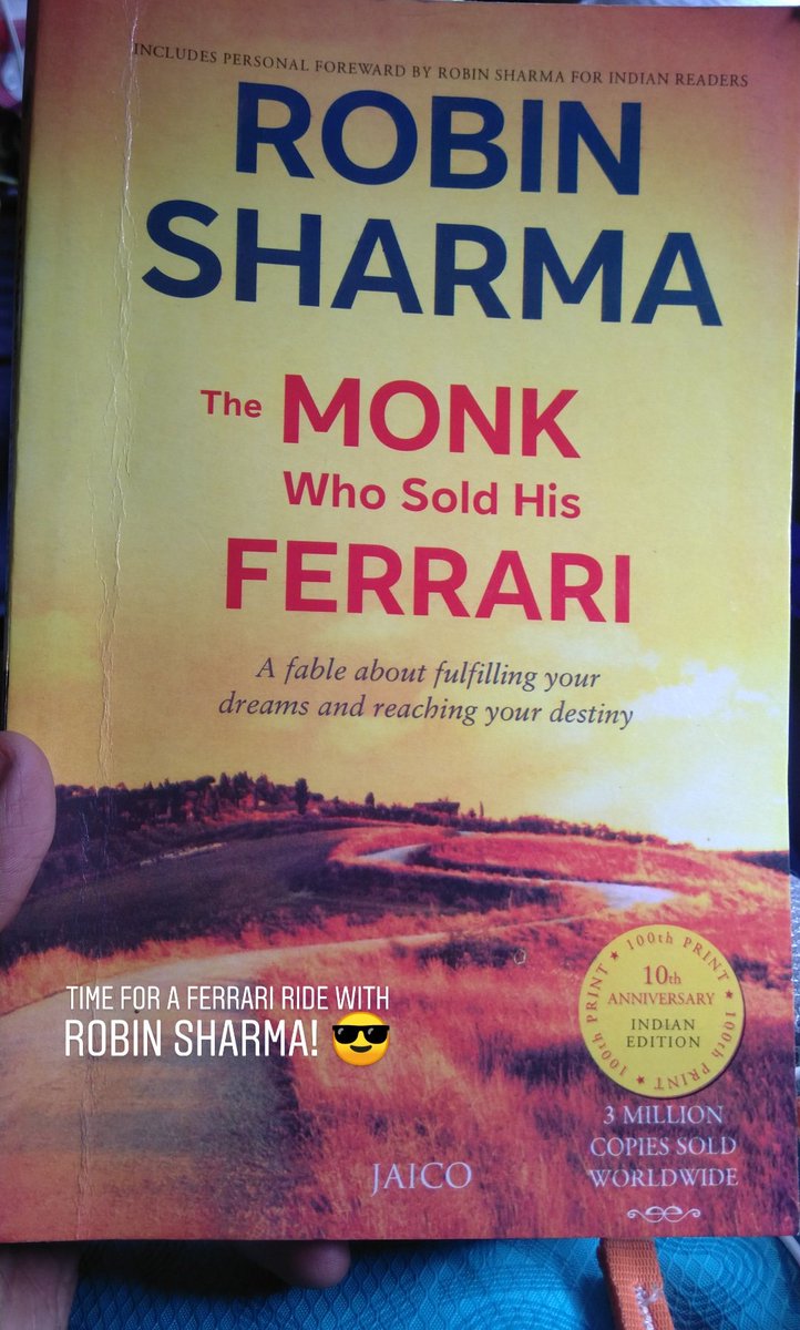 SumanCasm's tweet photo. The more you read, the more you know!
It’s always relaxing to read a good book in my me time and while traveling.
#WorldBookDay #Sumancasm Started @RobinSharma's 👇 book. https://t.co/eO1c6srhwb