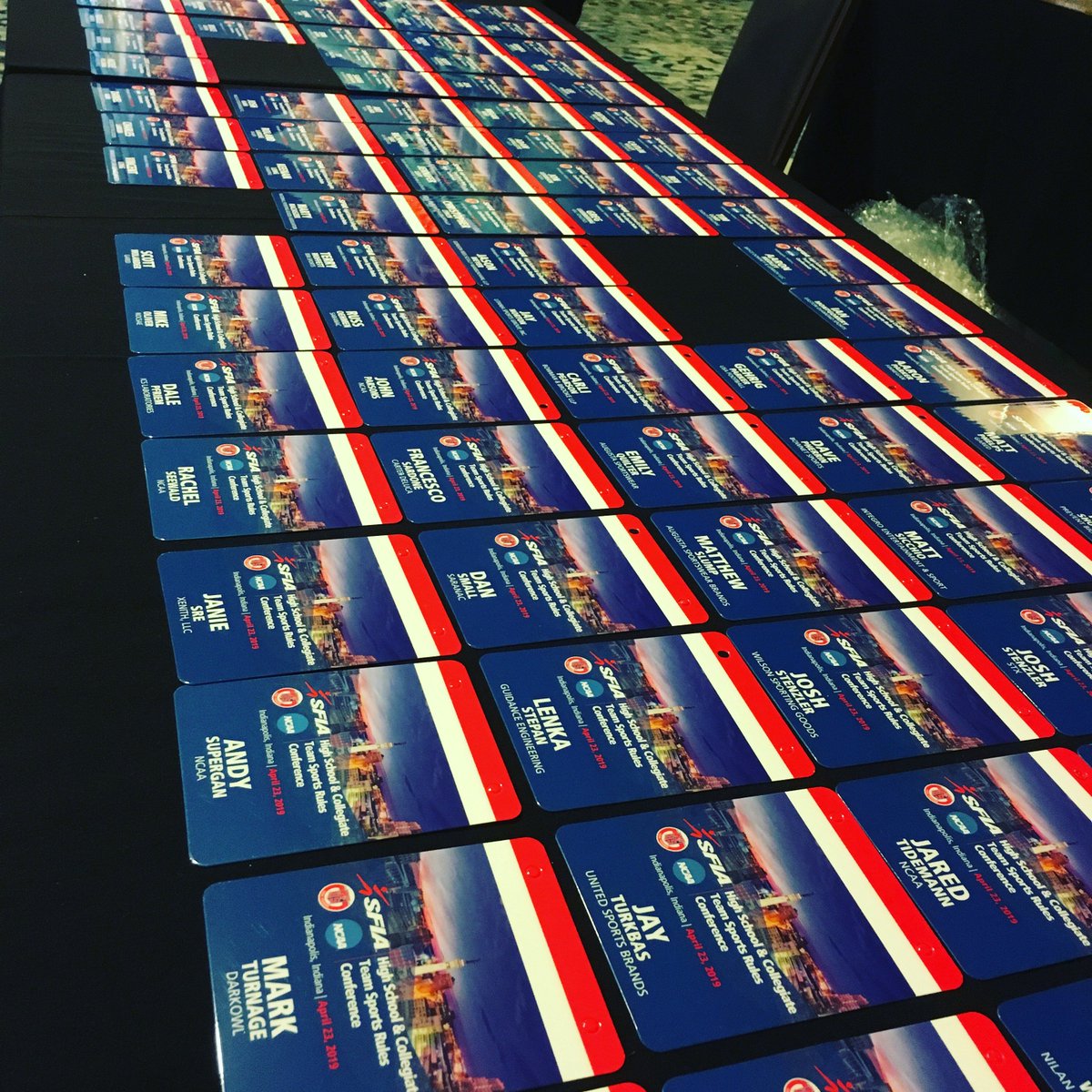 TheSFIA's tweet photo. Ready to kick off the Business &amp; Risk Management Summit with the annual Team Sports Rules Conference. It’s a treat to work with such great partners @ncaa @nfhs_org! 
#TeamSports #EquipmentStandards #RulesConference #indy #highschoolsports #collegesports https://t.co/eMsUINqraW
