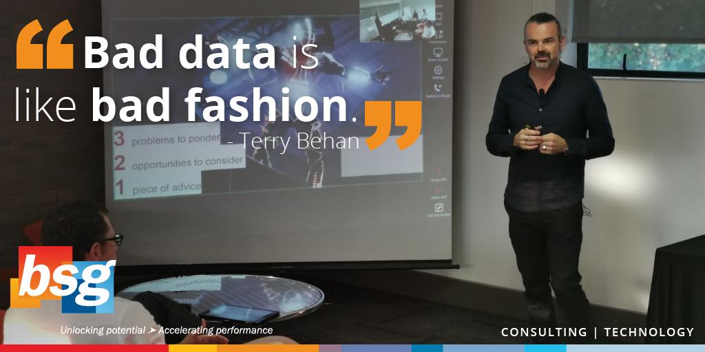 .<a href="/bsgafrica/">BSG Africa</a> hosted design strategist &amp; <a href="/Nedbank/">Nedbank</a> Exec, <a href="/terrybehan/">Terry Behan</a>, for a BSG #TrendsTalk. Bad #data, too many tools &amp; where to use #design are some of the key #challenges facing businesses, but overcoming them presents opportunities for greatness. #designthinking #datascience