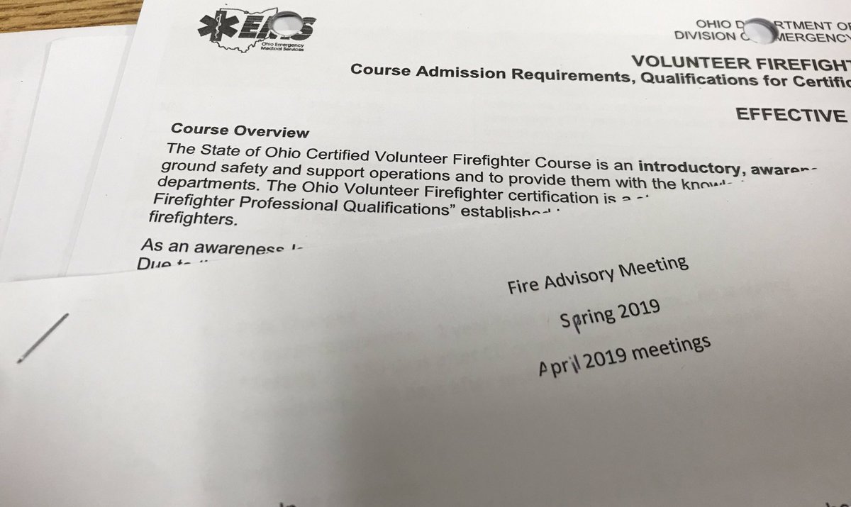 Did you know that CJFD has 4 state certified Fire Instructors that are also associated with Vanguard Career Center? The instructors are able to provide in-house training to our firefighters and also teach VFF and FF1 classes to area departments!