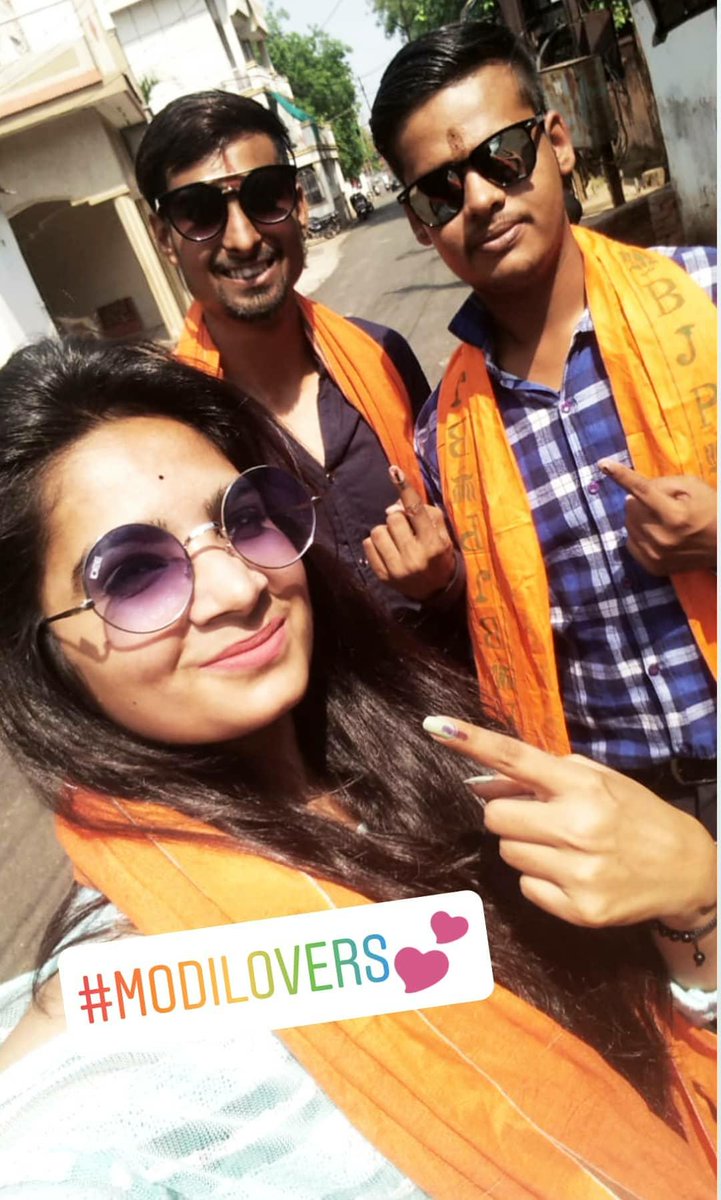 Konikarhlthkr's tweet image. 😍It feels great to be a taking a part in our democratic process✌️
#ModiLover💕