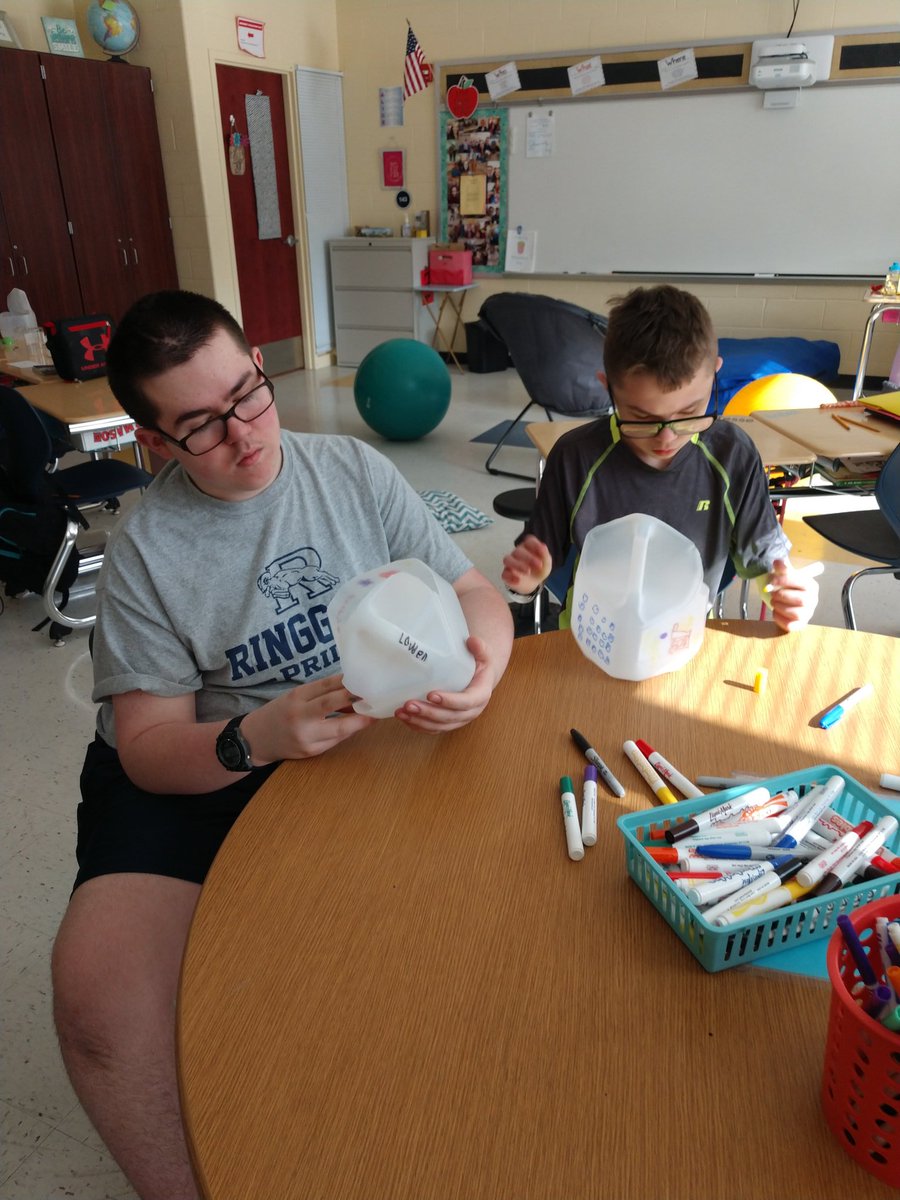 MrsWills2's tweet photo. Decorating our recycled flower pots for our seeds. #recycling #EarthDay #MothersDay #RMS #RSD #Genchursroom https://t.co/3suaaTNQLY