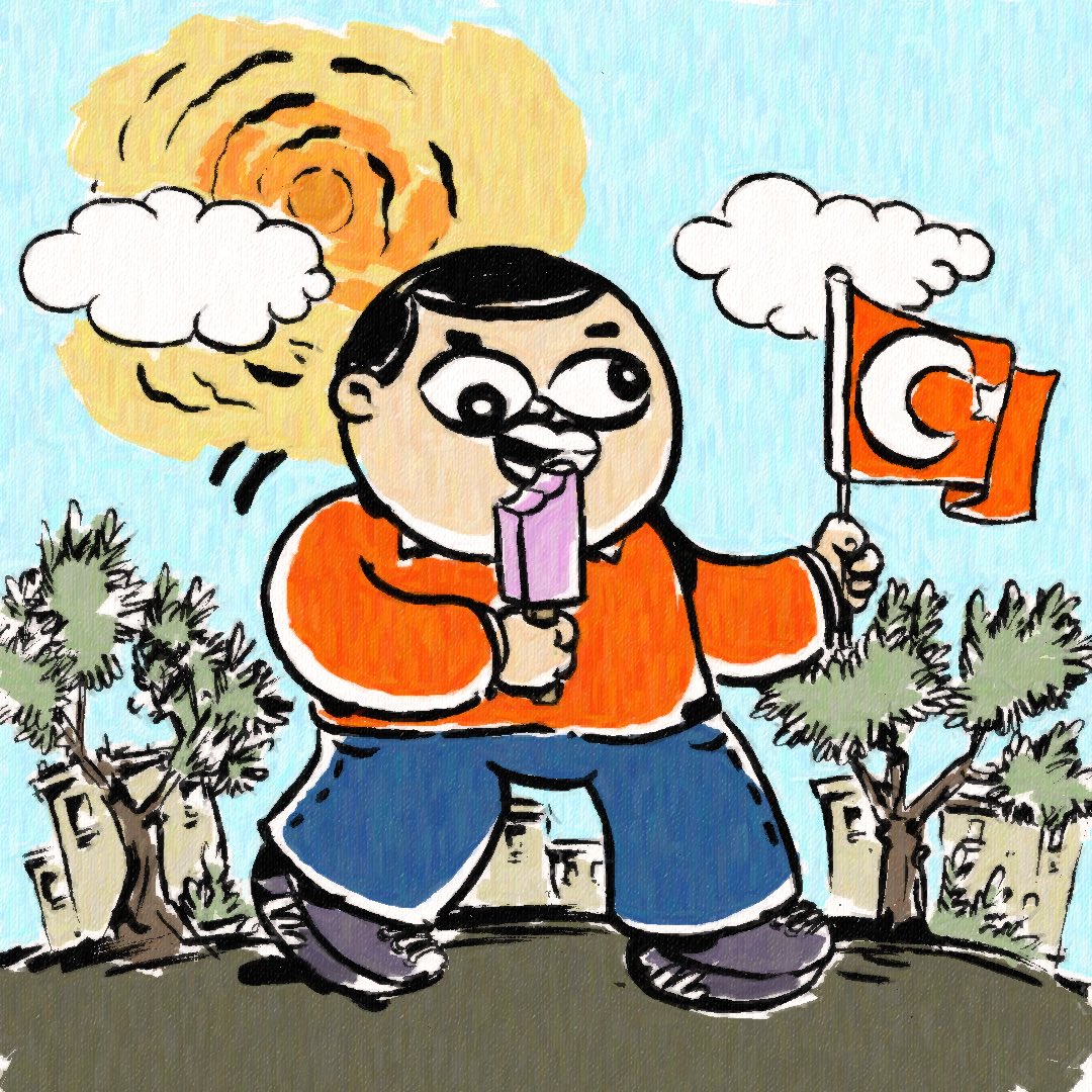 barisatar's tweet photo. 23 Nisan Ulusal Egemenlik ve Çocuk bayramı kutlu ve mutlu olsun. #miniçakal https://t.co/bHJtthQ1Mm