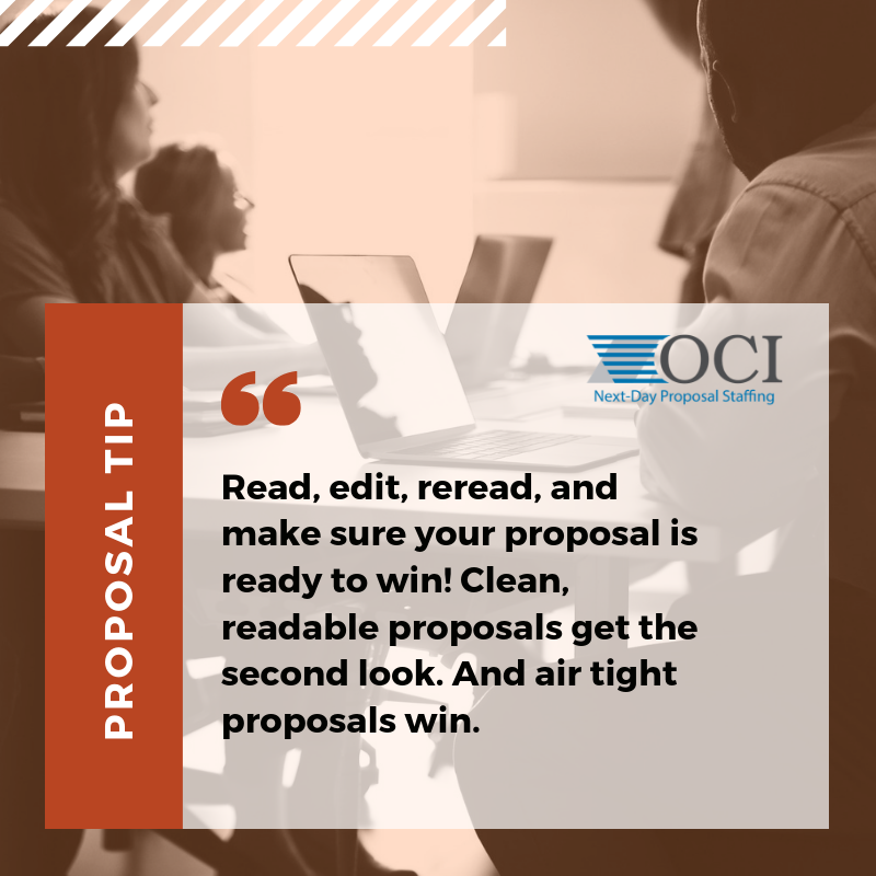 A former contracting officer gives tips on winning proposals. More on our blog: ow.ly/BLqv30oiJJW #govcon