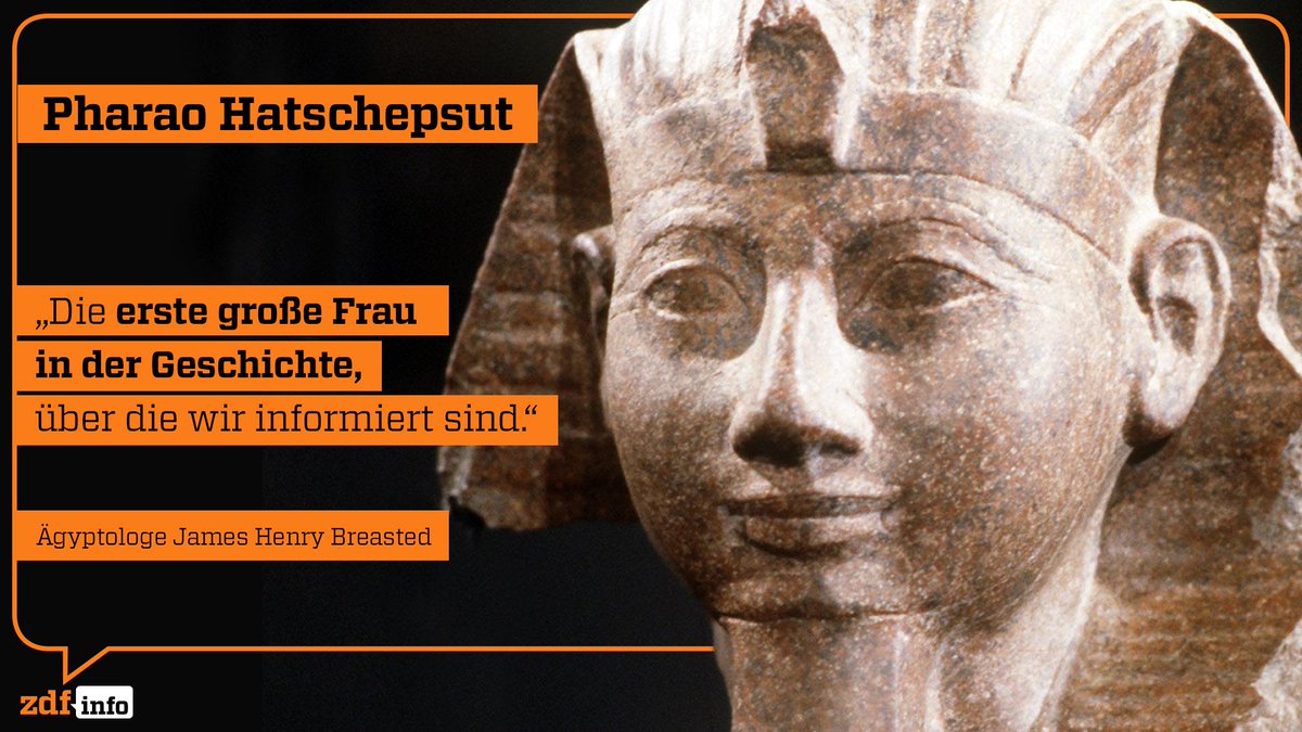 ZDFinfo's tweet image. #Pharao #Hatschepsut regierte etwa bis 1458 v. Chr. als eine der ersten weiblichen Pharaonen. Unter dem Namen #Maatkare zeigte sie sich männlich, auch mit falschem Bart. Mehr „Geheimnisse des Altertums“ in der #Mediathek: ly.zdf.de/n7Sz/.