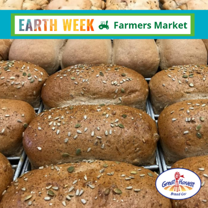lifeatPTC's tweet photo. As part of #PTCEarthWeek, we’re hosting a variety of local businesses for a 3-day farmers market in the lobby of our Seaport HQ! Today we have Amir’s Natural Foods, XUA Brazilian Tonics, @wickedgoodbread &amp; Chase Hill Farm Cheese. #lifeatPTC #EarthDay2019 https://t.co/lEgAeSEmgh