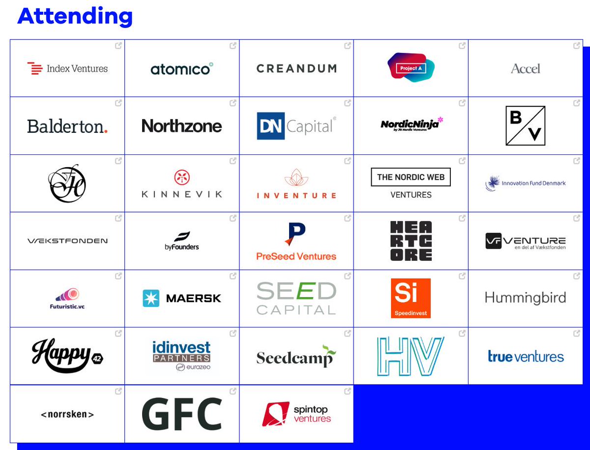 We're very excited about the fact that all the European investment heavy-weights have confirmed their attendance at Denmark Demo Day.

Startup applications close in two days (April 25th, noon)!