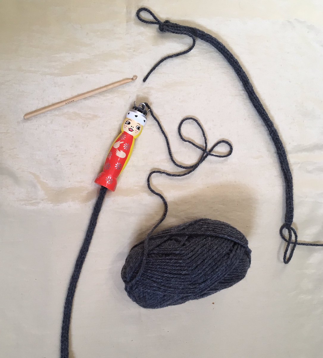 mangled_yarn's tweet photo. Our amazing costume designer @ZoeHudson6 is knitting up a storm! Can you guess what she’s creating?! #makeitalive #brightonfringe #writingcommunity #newtheatre https://t.co/5UJ8wdDwbc
