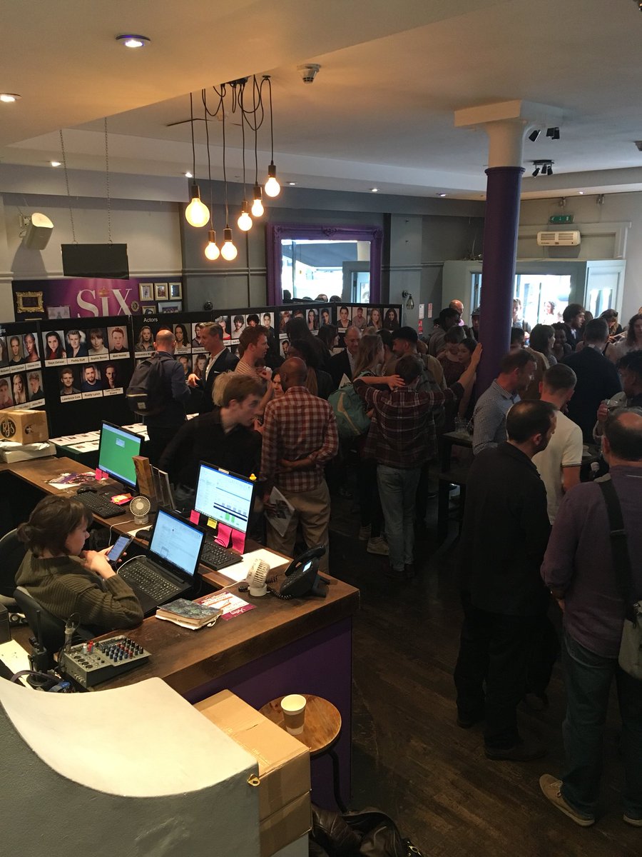 Today I mixed the <a href="/rosebruford/">Rose Bruford College</a> Actor-Musician showcase. Great to work without th such a talented and friendly bunch. Thanks to the Queens <a href="/sixthemusical/">SIX 👑</a> for letting us use their palace @ArtsTheatreLDN