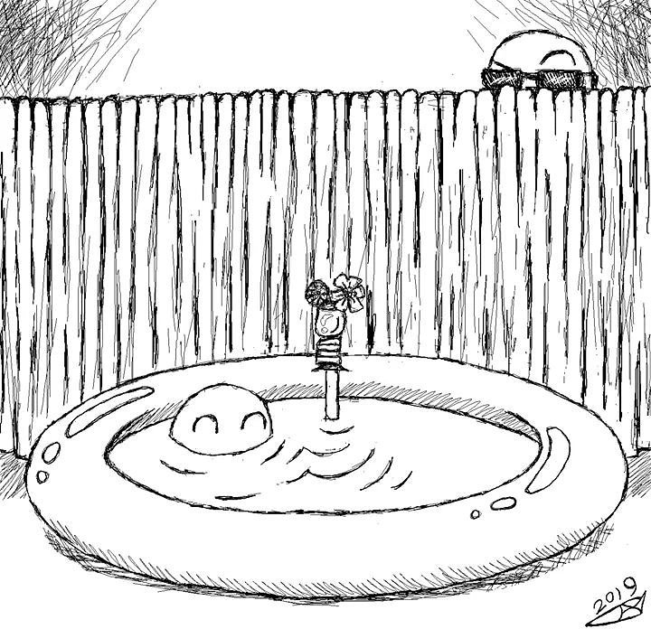 art_rat's tweet photo. #Illustration for March 25 '19 #Facebook #haiku fashioned from friends' statuses.
One last swim & drink
CIA is after me...
in value village
#micropoetry #foundpoetry #poetry #poem #art #drawing #digitalart #WindowsPaint #cartoon #comic #CIA #ValueVillage #swim #drink #kiddypool https://t.co/QPdyjitlJE