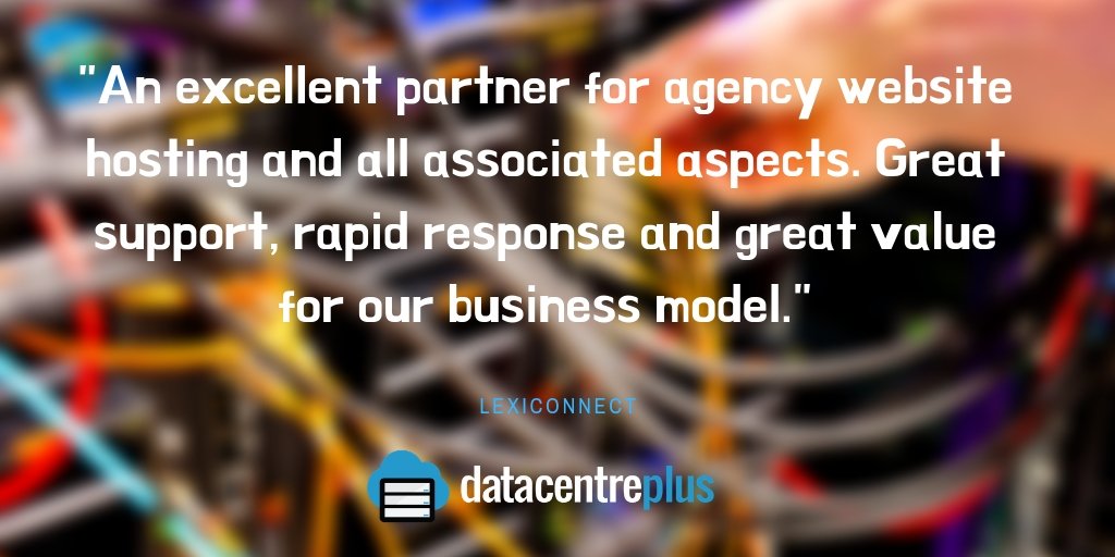 datacentreplus's tweet photo. A fantastic review from one of our @datacentreplus customers @Lexiconnect!
#tuesdaythoughts #datacentreplus #lexiconnect #manchester https://t.co/3fuOulOAbI