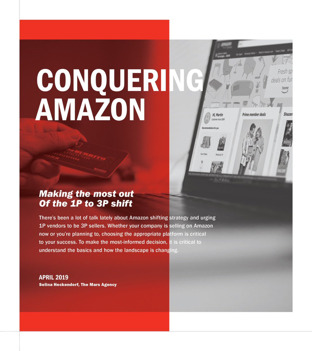 Have you heard about all the brands shifting to Amazon's 3P model? We've been anticipating this disruptive change and our helping companies understand 1P, 3P and what model is best for their business. lnkd.in/dt2Z_ST