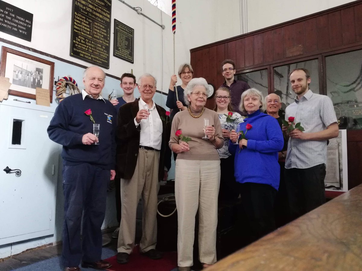 BathAbbeyBells's tweet photo. Thanks to the dedicated team who got to the Abbey this morning in order to ring for St George’s day today. https://t.co/u6j6graKGT