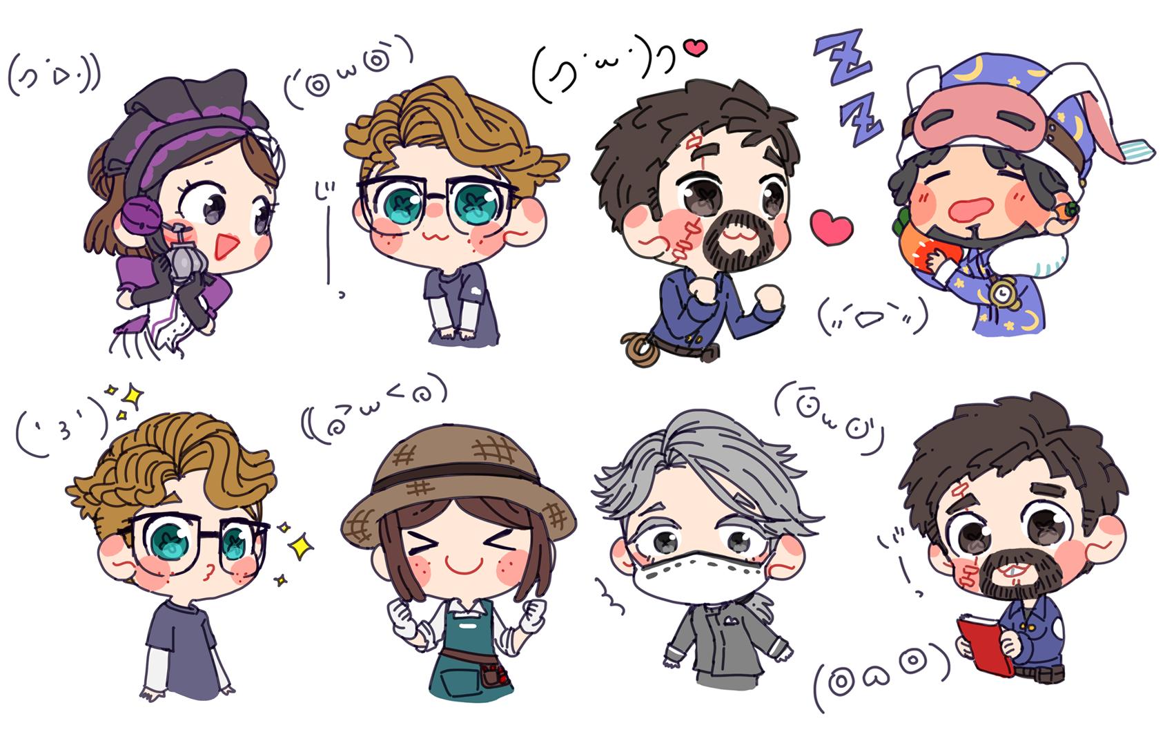 ひりゅー Cocにお熱 リプきた顔文字で好きなキャラを描く ご参加ありがとうございました 絵文字の偏り Wwwwびっくりおめめ系好きな人多いのねｗｗｗ W なんかlineスタンプっぽいな 笑 T Co Qwb7kpyilz Twitter