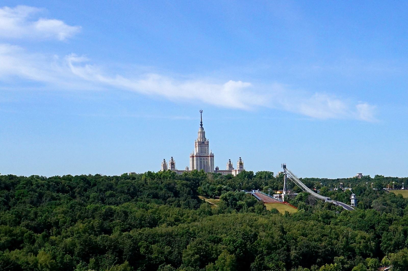 Парк МГУ на Воробьевых