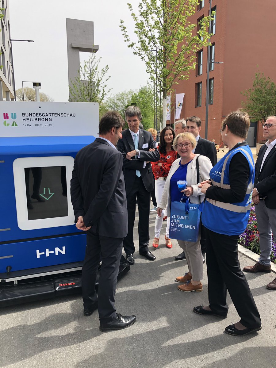 Ministerin ist sichtlich begeistert von BUGA:log und wünscht uns weiterhin viel Erfolg „toi toi toi“ 👍 Herzlichen Dank für den tollen Besuch ... und immer gere wieder 😊 #BUGA2019 #Buga #hhn #heilbronn