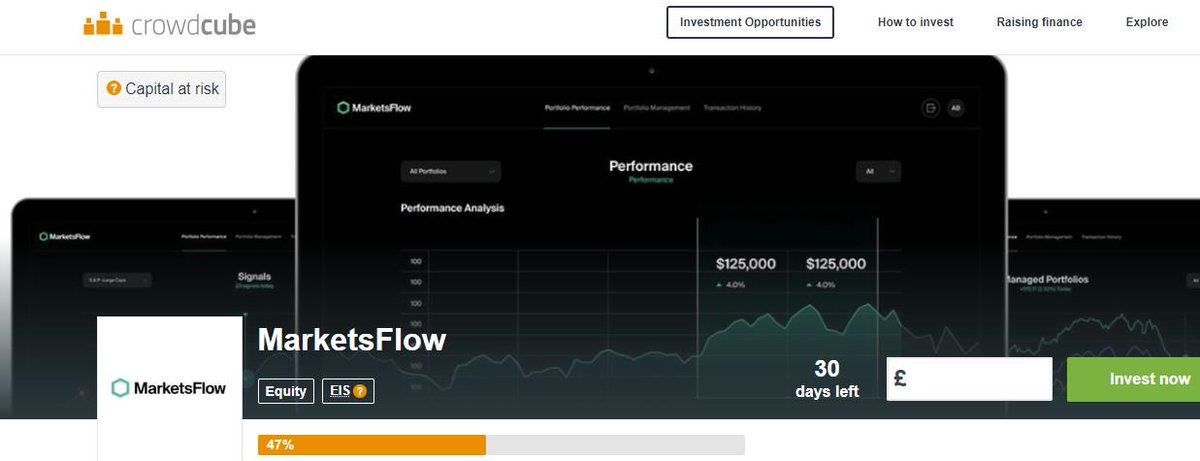 Strowzapp's tweet photo. Join us on our journey, #MarketsFlow’s pitch is now live on @Crowdcube! https://t.co/9BF0UV6ZZ7 Thank you to everyone who has already #invested in our second #fundraise, we are already 47% #funded!
#crowdfunding #crowdfund #investor #funding #crowdfundingcampaign #CrowdFund https://t.co/KIxgF84TYo